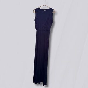 Go Couture Navy Sleeveless Maxi Dress